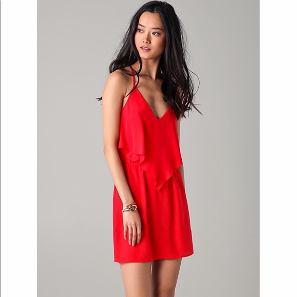 Red Rory Beca Rover Handkerchief dress - Picture 2 of 7